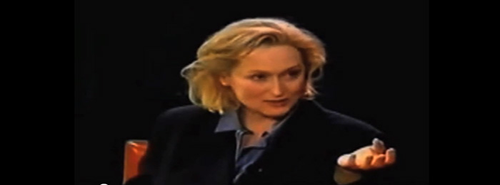 Meryl Streep nos cuenta qué es para ella ser actriz Meryl Streep nos cuenta qué es para ella ser actriz